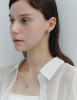 26SS★ Souvni Silver (C) Twist Necklace S
