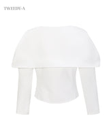 Ivy cape collar blouse