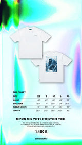 SP25 SS YETI POSTER TEE (WHITE)
