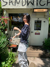 [MADE] Kaen Nylon Layered Skirt Banding Pants