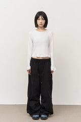 (W) Felt Frill Top
