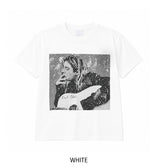 Grunge Vintage Photo Print Short Sleeve T-shirt