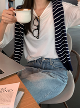 テイク モダール ラウンド ロングスリーブ Tシャツ/ 4カラー