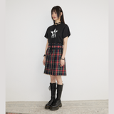 リボンロックTシャツ ブラック