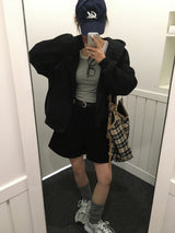 [Belidmade/thigh correction]クレイゴールデンピンタックショーツ