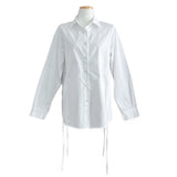 Refine Side Strap Long Sleeve Shirt