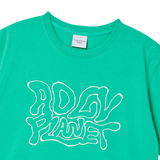 25SS ADLV PLANET SHORT SLEEVE T-SHIRT DARK LIGHT GREEN