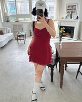 LAZY DOT MINI DRESS