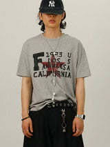DZ Retro Star Printing Crop 1/2 T