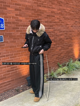 [Height +3cm] サイドライントラックスウェットパンツ