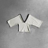 オウン カラー マッチング ディープ Vネック Tシャツ
