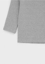 [B-BASIC] Standard Boat Neck 7/8 Sleeve T-Shirt 2SIZE