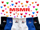 アイラブ MSMR ロゴクウォーターソックス ブラック