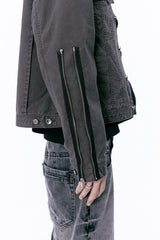 DYED 3 ZIP TRUCKER (CHARCOAL)