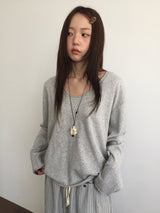 ブーア ラウンド ニット(3color)