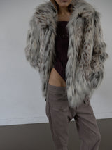 FAUX FUR JACKET / MIX