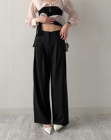 [Summer ver.] Launer Pocket Two-Tuck Wide Slacks