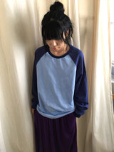 [unisex] Clove Over Fit Raglan Long Sleeve Tee