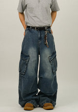 ROO Parachute Cargo Denim Pants