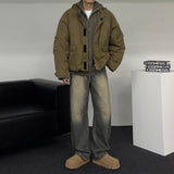 ECT Cropped Hooded Shell Parka (2 colors)