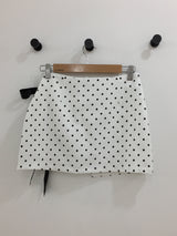 Dot Ribbon Strap Skirt