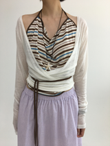 If Strap Halterneck Sleeveless (2color)