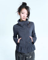 ラッフル2WAYジップアップ - Ash