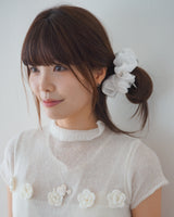 MOCHA MOUSSUE RILL HAIR SHUSHU SCRUNCHIE 2PS SET