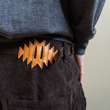 Built mild pants / Dark brown