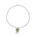 Devil heart necklace