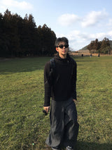 ベローストリッピードデニムパンツ