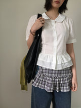 Le Petite Ruffle Blouse (3color)