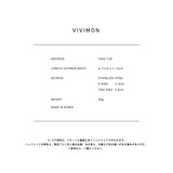 VIVICHO VIVIMON ピンクキーリング
