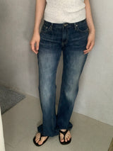 Doreen Studded Denim Pants