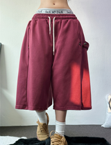 スナップオーバーベーシックバミューダパンツ 🩵💕🧸🤎8COLOR