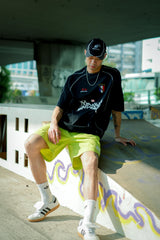 "PUNK JERSEY" PRINTED WITH EMBROIDERY S/S T-SHIRT