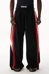 Double Waist Print Sweatpants