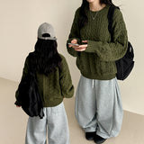 Sewing Dotom Balloon Fit Round Knit