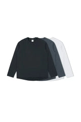 ストラクチャードコットンロングスリーブTシャツ