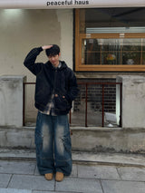 Nostalgia Work Hood Zip-Up (2 Colors)