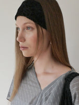 Velvet Garden Hair Band_Black