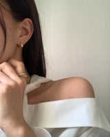 (silver925) ティアーズピアス *gold