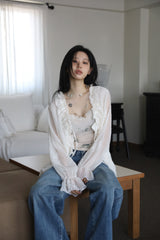 Flower multi-chain necklace