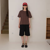 Brown Basic T-Shirt