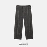 LMN ラボベロアピンタックラバーバンドパンツ (7 colors)