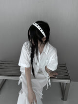 eyelet headband (2color)