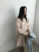 Apricot Pintuck Dress (3 Colors)