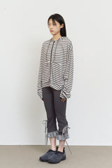 Robe Striped Zip Hoodie