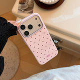 Macaron Polka Dot Color Frame iPhone-Compatible Case