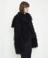 ECO FUR ASYMMETRIC JACKET